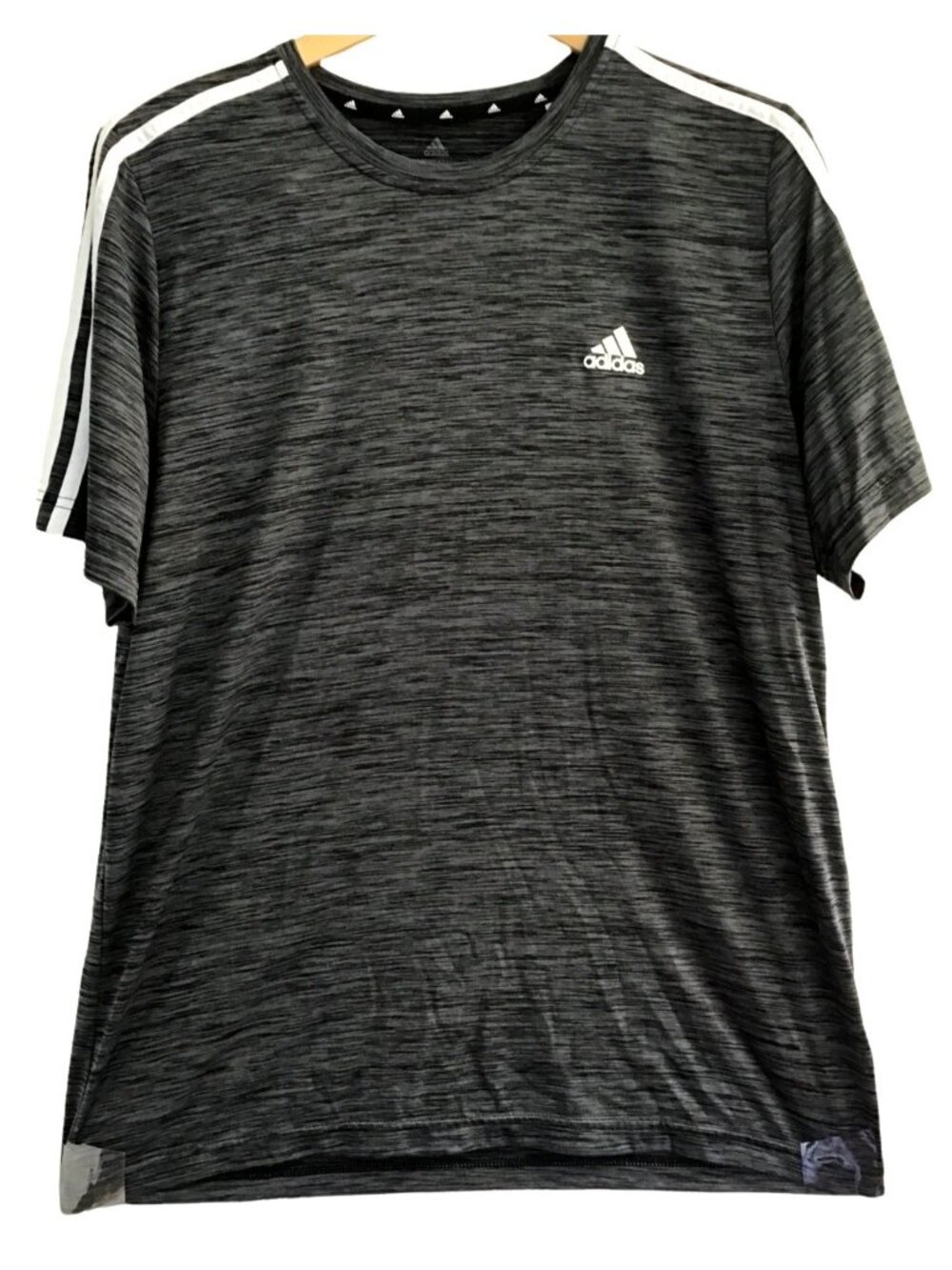 ADIDAS- PRIME GREEN AEROREADY MEN'S TOP SIZE LARGE